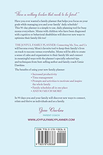 Joyful Family Planner: Connecting Me, You, and Us