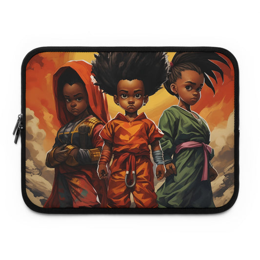 "Capsule Corp Armor" Laptop Sleeve - Dragon Ball Z Inspired, African American Culture