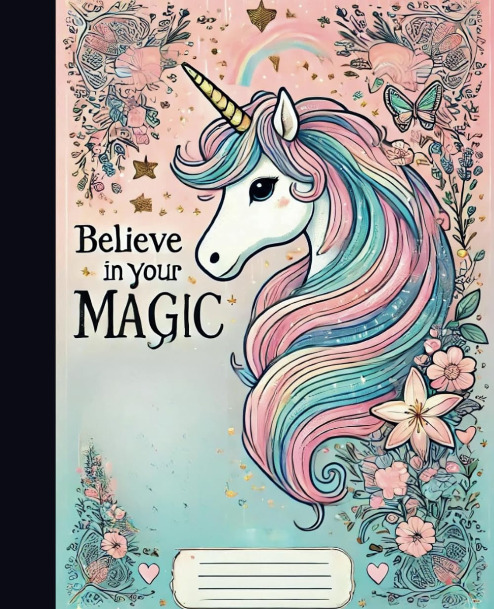 Magical Unicorn Dreams Composition Book