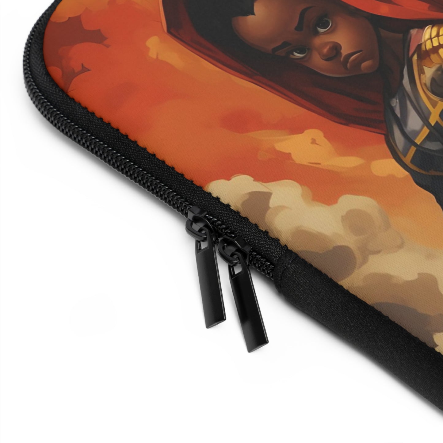 "Capsule Corp Armor" Laptop Sleeve - Dragon Ball Z Inspired, African American Culture