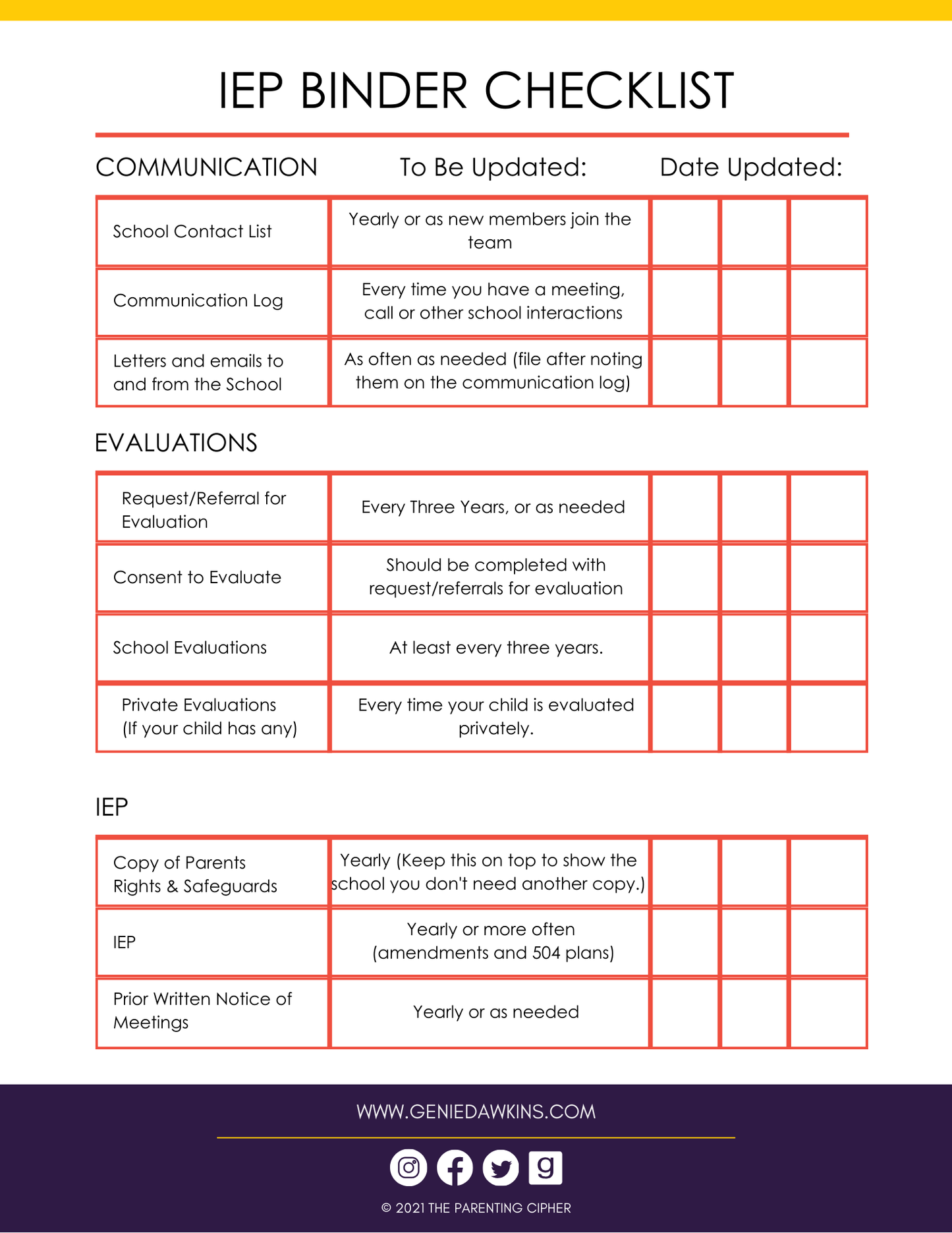 Academic Success Binder for Special Needs Children: Empower Your Parenting Journey